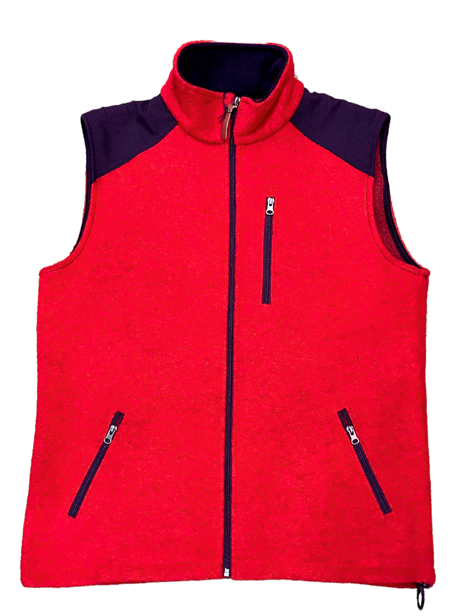 Red 2025 vest coat